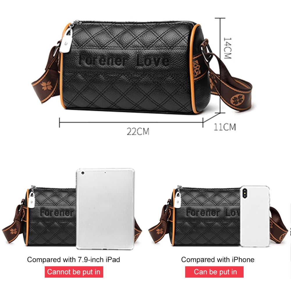 Leather Handbags For Women Love Shoulder Crossbody Bags Camera Bag Tote