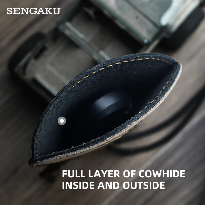 Leather Key Housekeeper Wall Organizer Men Women Key Wallets