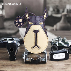 Leather Key Housekeeper Wall Organizer Men Women Key Wallets