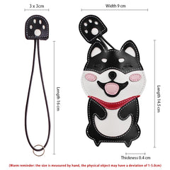 Leather Key Wallet Smart Key Slot Pouch Housekeeper Key Holder Bag