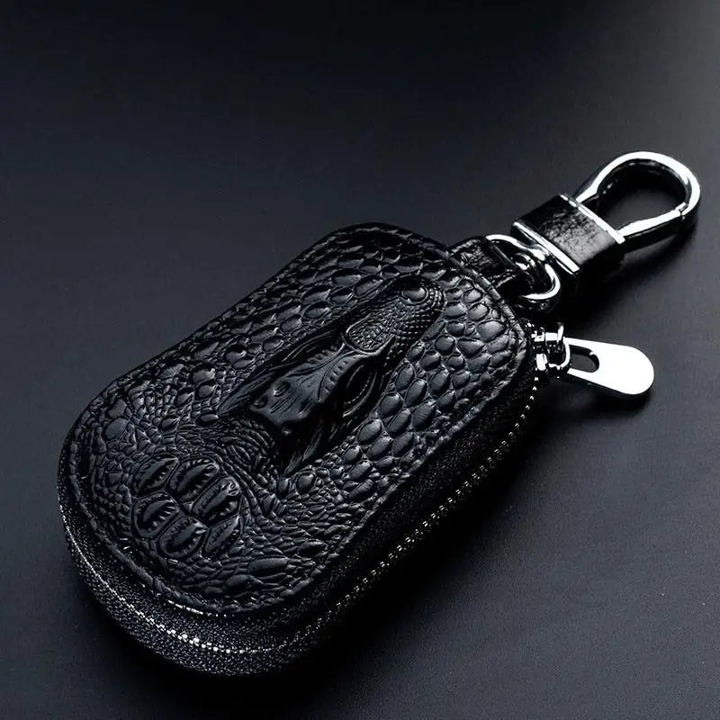 Leather Key Bag Keychain Holder for Car Keys