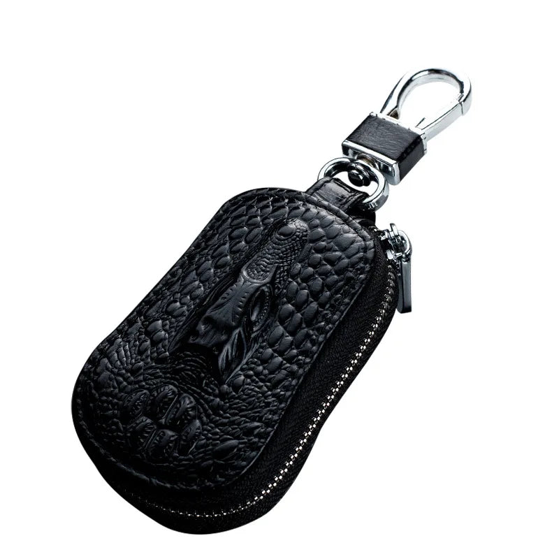 Leather Key Bag Keychain Holder for Car Keys