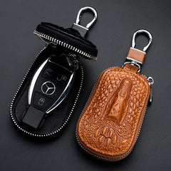 Leather Key Bag Keychain Holder for Car Keys