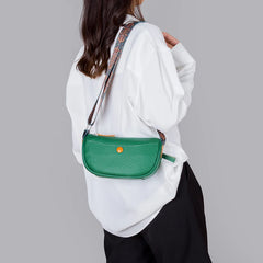 Real Cowhide Women's Messenger Bag Crossbody Small Shoulder Bag