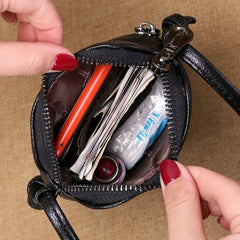 Small Leather Shoulder Bag Crossbody Purse for Women