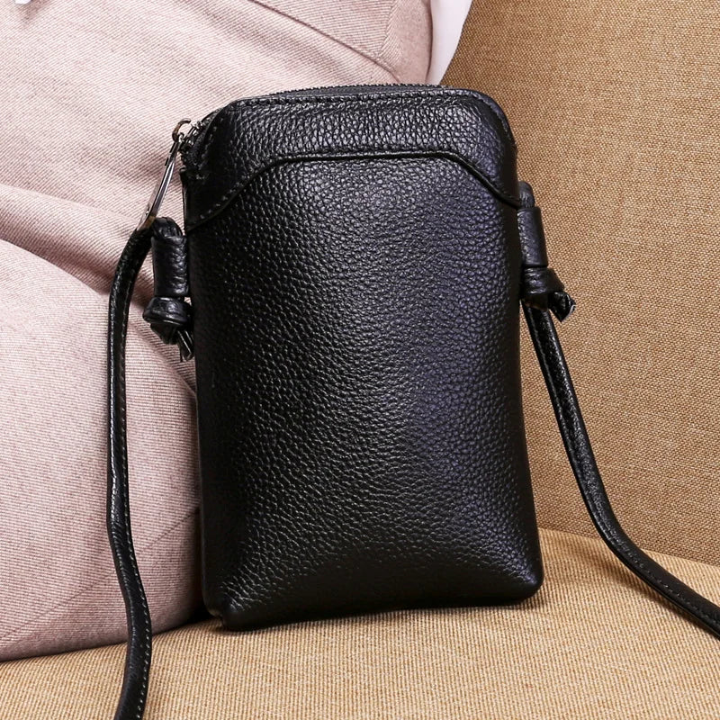 Small Leather Shoulder Bag Crossbody Purse for Women