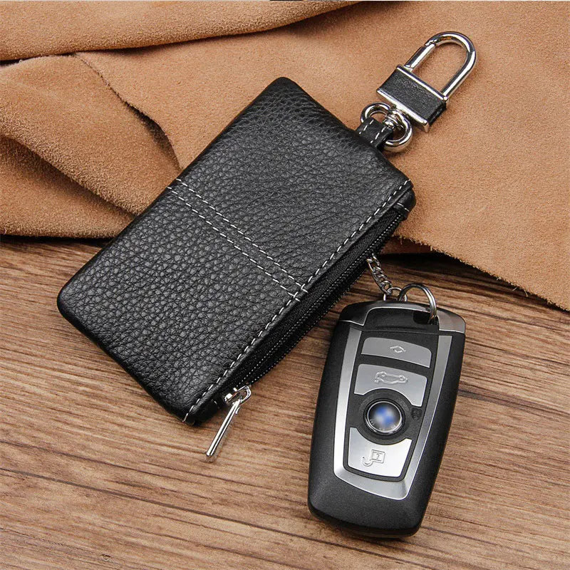 Men's Leather Wallet & Key Case