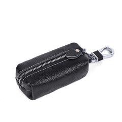 Leather Key Holder for Men and Women - Key Wallet Organizer