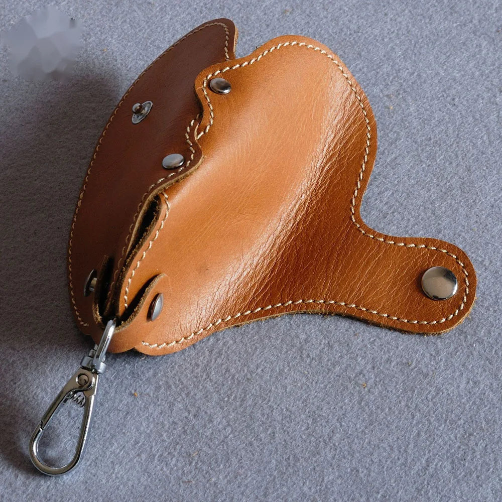 Leather Key Holder Key Wallet Key Pouch Keychain Housekeeper Key Chain Wallet