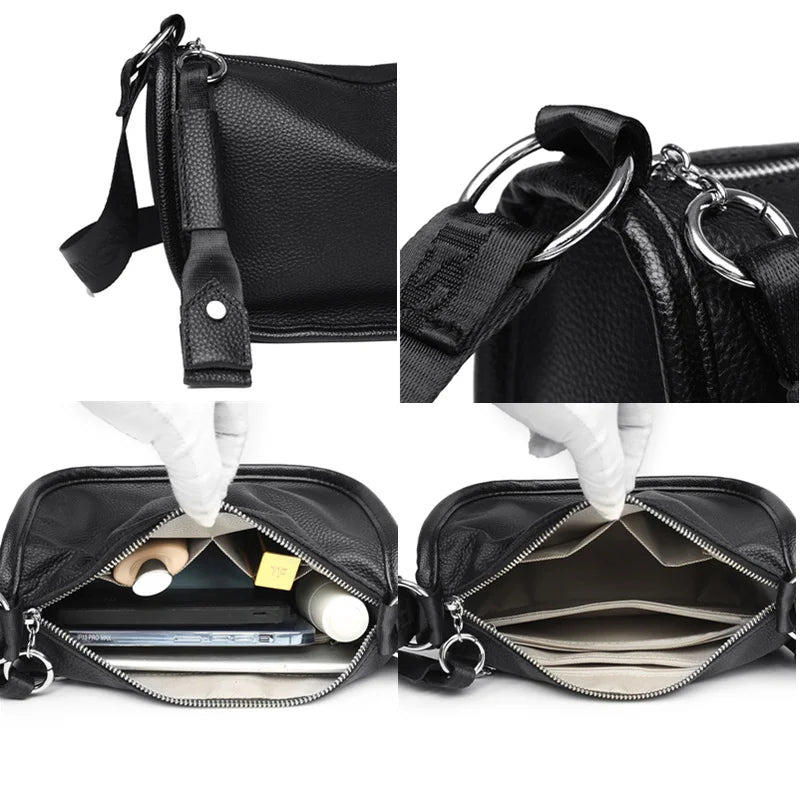 Leather Women Shoulder Crossbody Bags Purses and Handbags