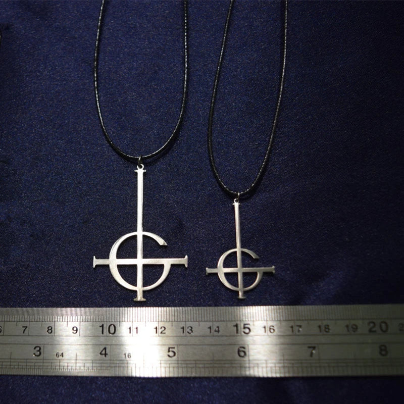 Ghost bc Nameless Ghoul Necklace Pendant Grucifix Patch Jewelry