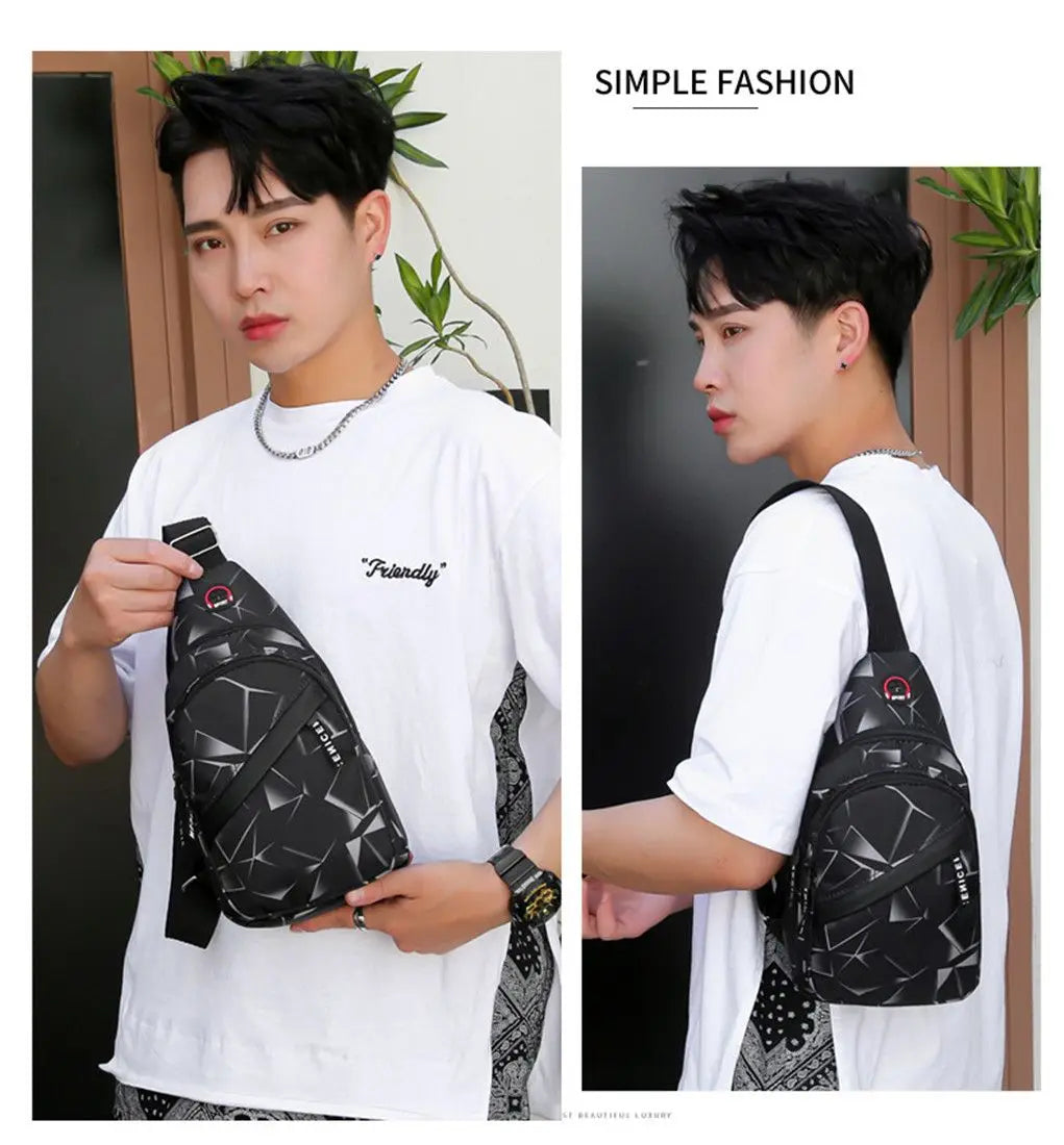 Chest Bag Shoulder Pack Multipurpose Sling Bag