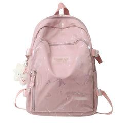 Girl Travel School Bag Nylon Student Backpack Ladies Leisure Book Bags