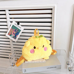 Girl Japanese doll mini backpack plush bag