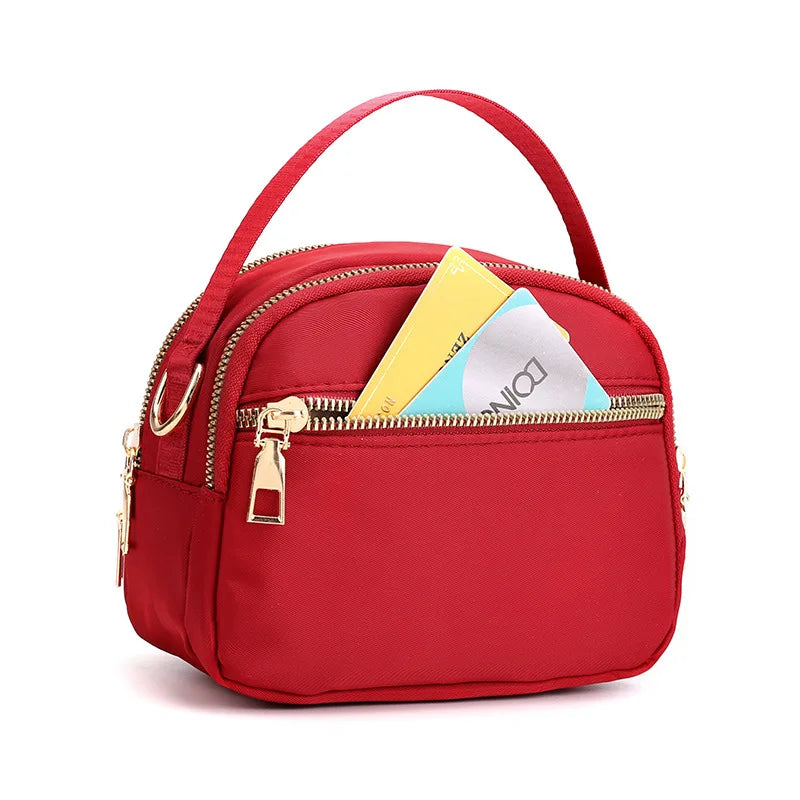Girl Pure Shoulder Bag Women's Portable Canvas Bag Ladies Handbag
