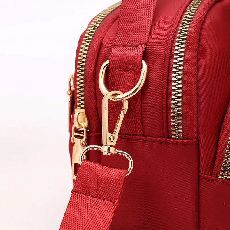 Girl Pure Shoulder Bag Women's Portable Canvas Bag Ladies Handbag