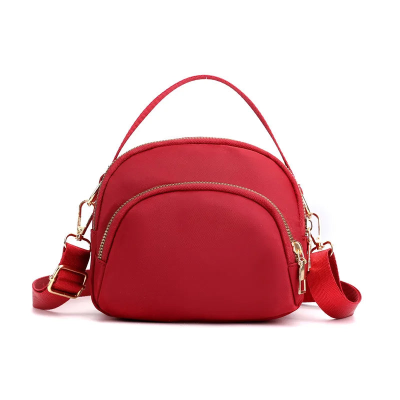 Girl Pure Shoulder Bag Women's Portable Canvas Bag Ladies Handbag