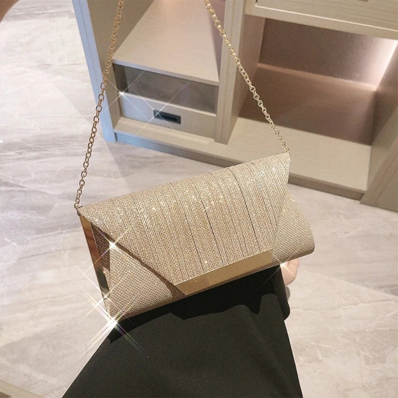 Girl Shoulder Bag Mini Handbag Evening Bag Banquet Glitter Wedding Clutches