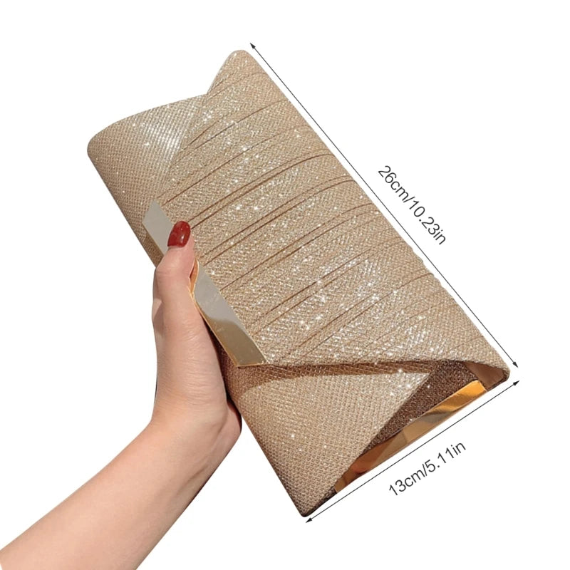Girl Shoulder Bag Mini Handbag Evening Bag Banquet Glitter Wedding Clutches