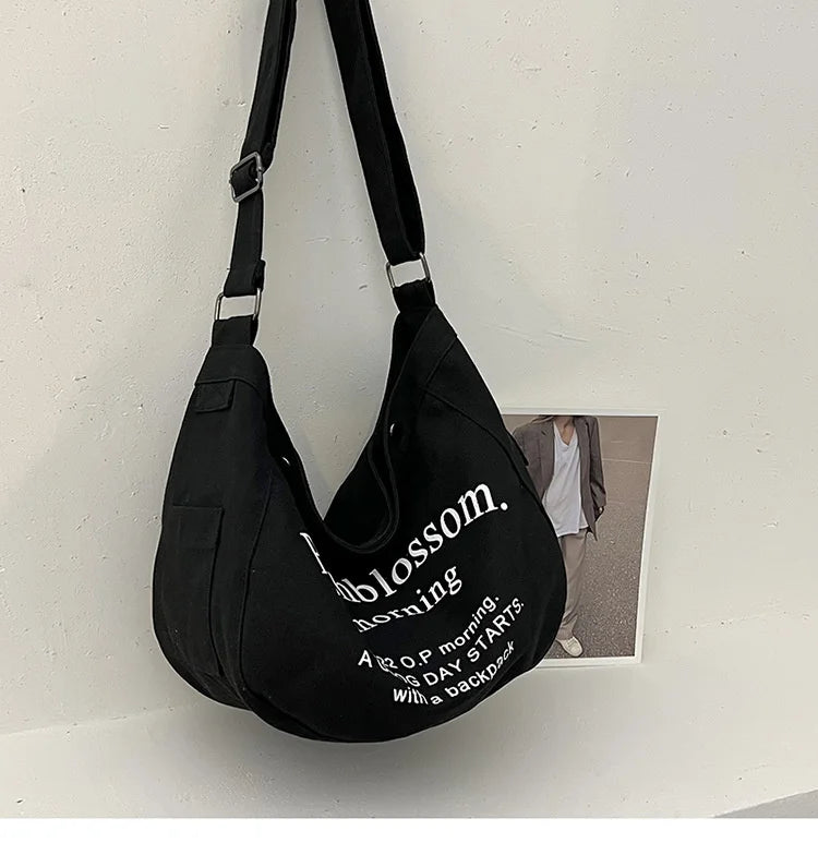 Canvas Tote Bag for Women with Large Capacity