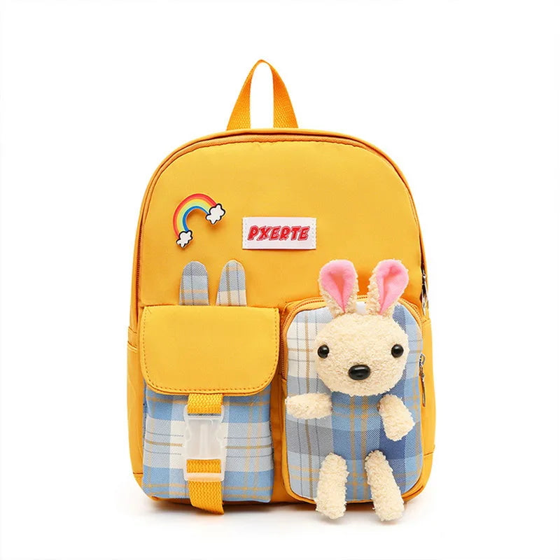 Girls' Light Backpack Student Travel Bag Kindergarten Schoolbag