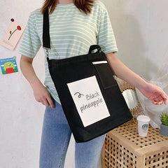 Girls Canvas Bag Student School Book Bag Female Class Japan Portable Shoulder Cr
