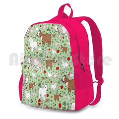 Goats Outdoor Hiking Backpack Waterproof Camping Travel Goats Goat Goat Goat