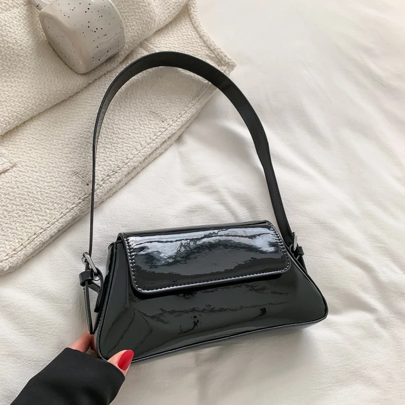 Bling Leather Handbags For Women Shoulder Bag