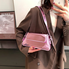 Bling Leather Handbags For Women Shoulder Bag