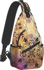 Unisex Chest Bags Crossbody Sling Backpack Travel Hiking Daypack