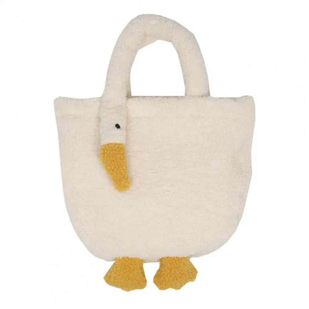 Women Tote Bag Faux Lambswool Fur Shoulder Bag Crossbody