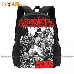 Gorerotted Mutilated Death Metal Backpack Large Gym Tote Bag