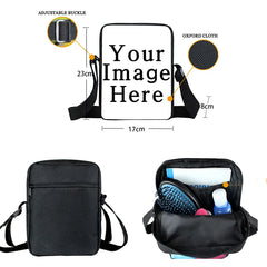 Gothic Angel Young Women Messenger Bag Cartoon Crossbody Bag Girls Handbag