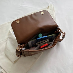 Green Quilted Shoulder Bags Women Down Feather Padded Crossbody Bag
