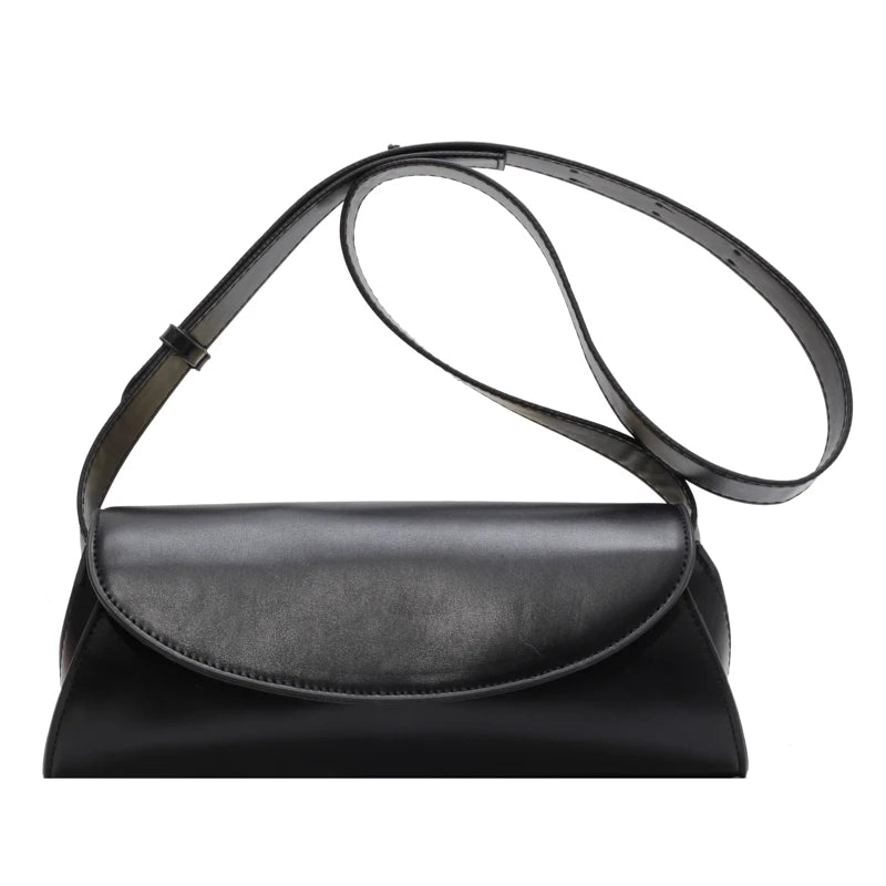 Spring Vintage Leather Bucket Bag Crossbody