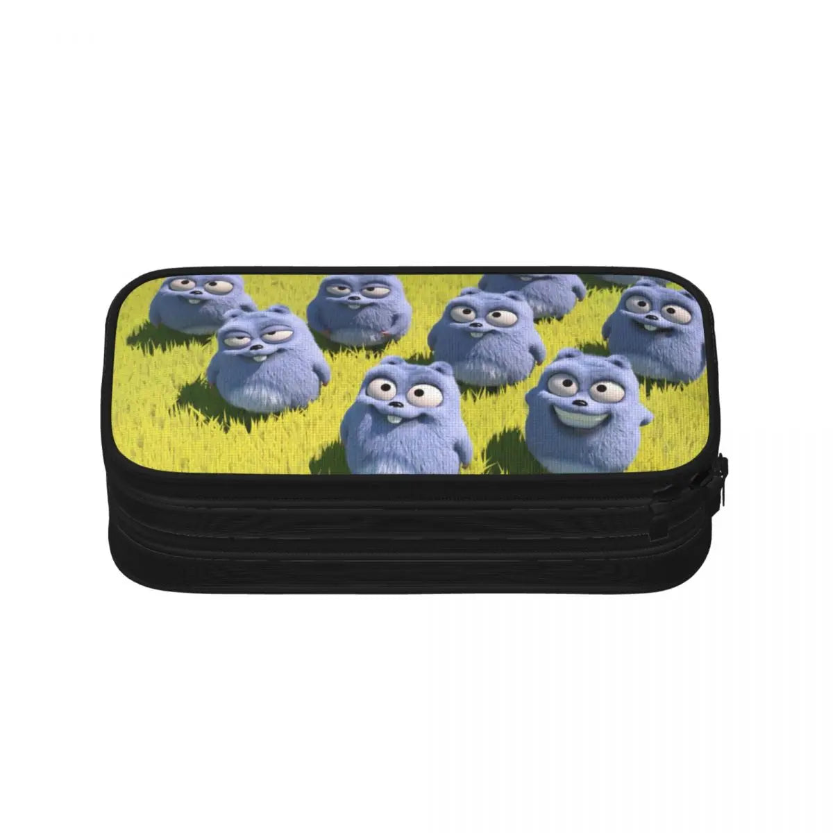 Grizzy & Lemmings Pen Box School Anime Zipper Bag Child Stationery Gift