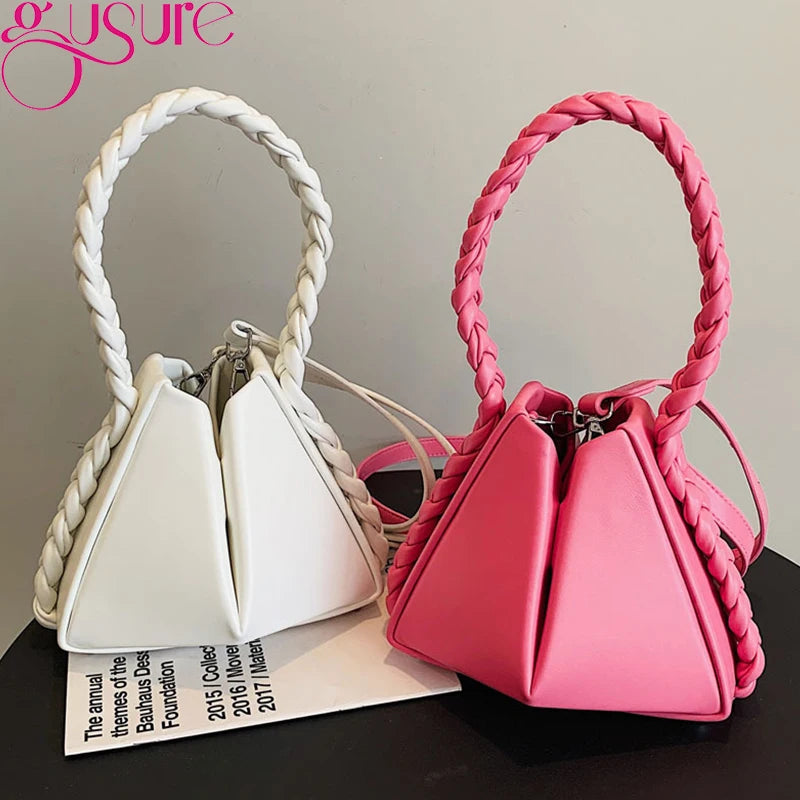 Retro PU Leather Shoulder Crossbody Bags for Women Messenger Bags
