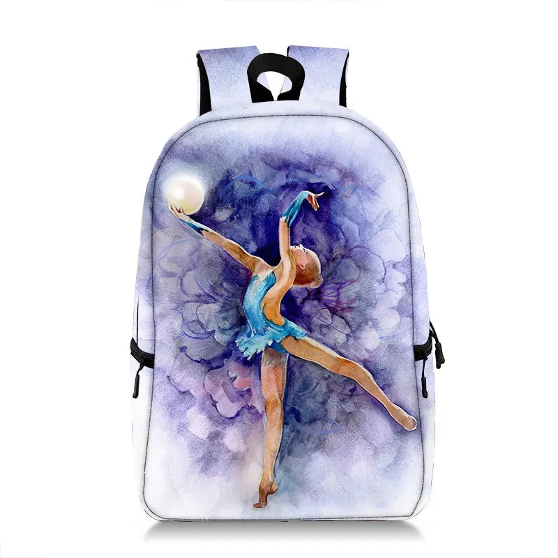 Gymnastics Tumbling Backpack for Girls School Bags