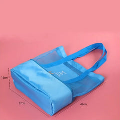 Double-Deck Grid Bag Storage Organizer for Travel Men Women