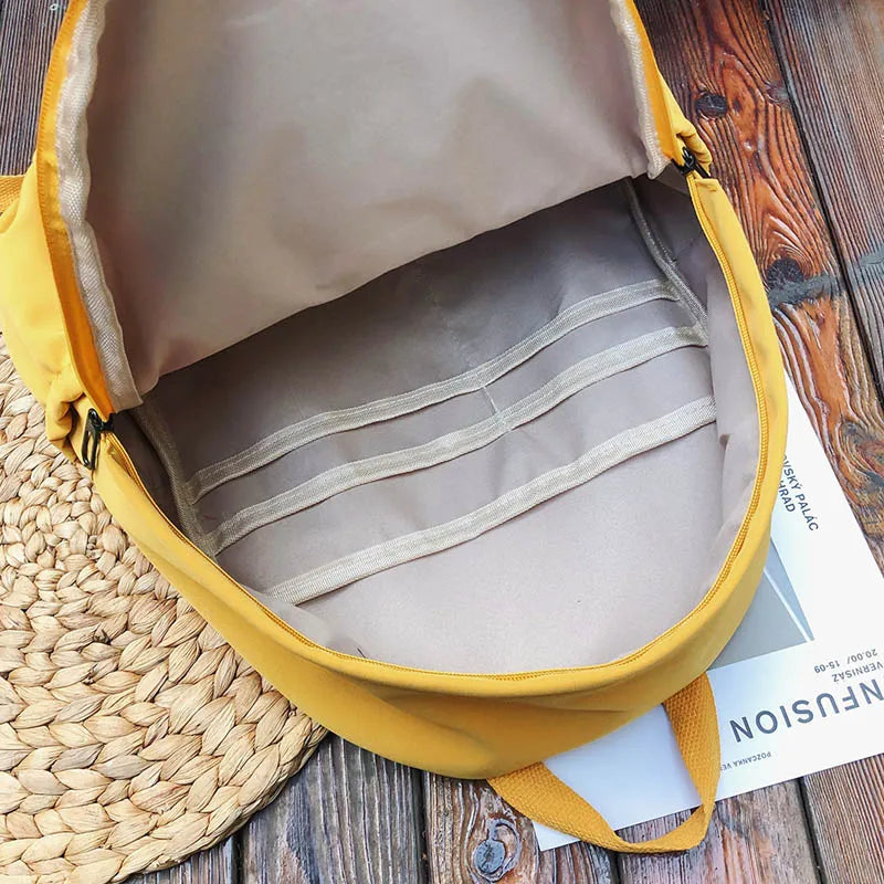 Waterproof Nylon Women Backpack Casual For Teenagers