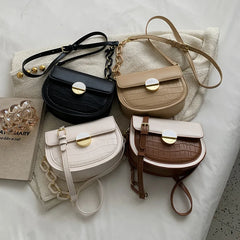 Women's PU Leather Crossbody Shoulder Bag Messenger Bag