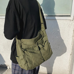 Women's Large Capacity Canvas Shoulder Bag Tote