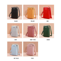 Small Matte Leather Crossbody Bag Women Shoulder Messenger Clutch Purse Handbag