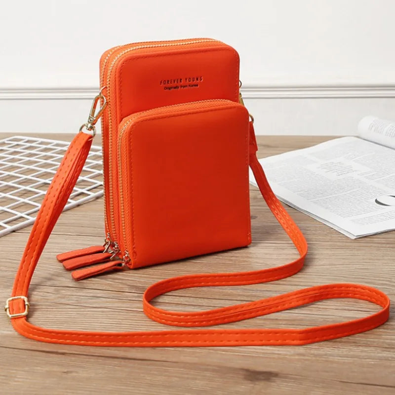 Small Leather Crossbody Bag Women Shoulder Messenger Clutch Phone Purse Handbag