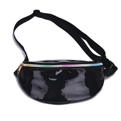 Women's Geometric Waist Bag Fanny Pack Laser Chest Phone Pouch