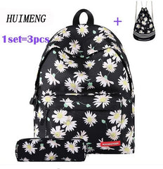 Universe Space Unicorn Backpack & Drawstring Bag 3pcs Set