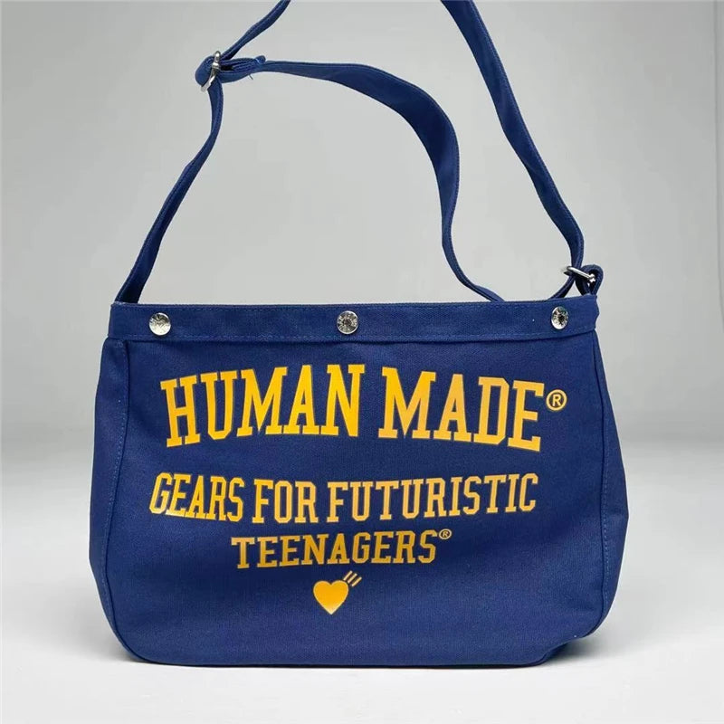 Vintage Canvas Couple Shoulder Messenger Bag Love