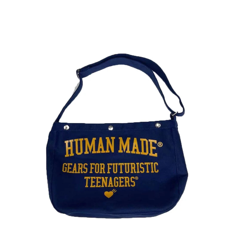 Vintage Canvas Couple Shoulder Messenger Bag Love
