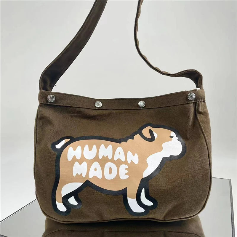 Cute Puppy Print Messenger Bag