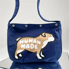 Cute Puppy Print Messenger Bag